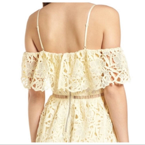 ASTR THE LABEL Lace Off The Shoulder Midi Dress - Picture 3 of 10